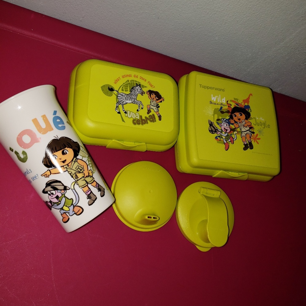 Tupperware "Dora the exploter" Wild Jungle"
